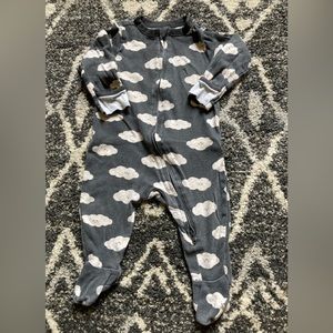 Gray with white clouds pjs